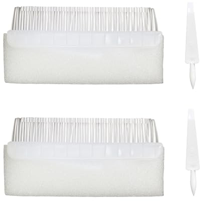 Soft Bristle 2 in 1 Scrub Sensory Brush Bath Sponge for Hand Body Cleaning Exfoliation Nail Brushes Gardening Painting Pet Grooming Tool 2 Pack