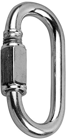 Maglia Rapida Ø 4 mm Acciaio Zincato - Robusta e Resistente alla Corrosione - 5 Pezzi