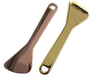OUNONA Cuillère à Crème Pour Yeux En Métal Outil De Massage Des Yeux Cuillère à Masque Métallique Compact