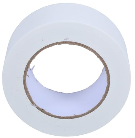 Hohopeti Matte Cloth Tape Floor Tape Cable Cover Tape for Carpet White