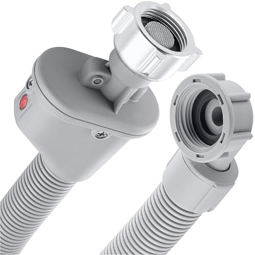 Poppstar 1,5m Waschmaschinenschlauch (Aquastop Schlauch für Waschmaschine, Spülmaschine), 3/4 Zoll Anschluss