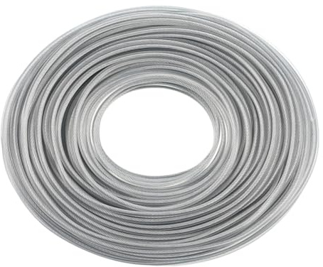 FONDOTIN Cuerda para Cortacésped de Acero Resistente al Desgaste 30 MM 450 G Hilo para Recortadora de Jardín Multifuncional para Corte Rápido y Preciso en Césped y Arbustos Accesorio de