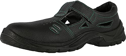 Texxor 6111–39 Sandales de sécurité Gap S1, taille 5.5, Noir/jaune