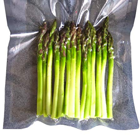 IMBALLAGGI ALIMENTARI Sacchetto Goffrato per Sottovuoto 200 x 300, Busta per Alimenti, Manuale, Plastica