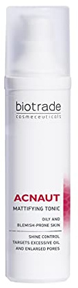Biotrade Acnaut Tonique Matifiant Éruptions Boutons Points Noirs 60 ml | Matifie la peau, réduit les éruptions cutanées, limite les boutons et points noirs, pour peaux grasses et impures, Biotrade