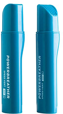POWERBREATHER Speed Vent Easy L (Blue) - 13,7cm Langer Ventilaufsatz