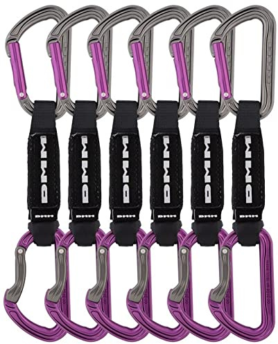DMM Shadow Quickdraw 12 cm Titanium-Purple 6er Set