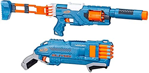 NERF Elite 2.0 Double Defense 2-Blaster Pack, 40 Nerf, Outdoor Toys for Kids Elite darts