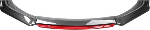 QDFGNKBAI Coche Alerón Delantero para Renault Trafic 2014-2021, Frontal Spoiler Labio Difusor Separador Tuning Performance Accesorios,A/Carbon Fiber Look