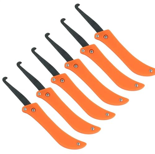 Tile Joint Remover, Tool for Removing Tile Grout, 6 x Scrapers for Removing Grout for Floor, Walls and Tiles, Hand Squeegee with Curved Handle, Design for Sealing and Sealing