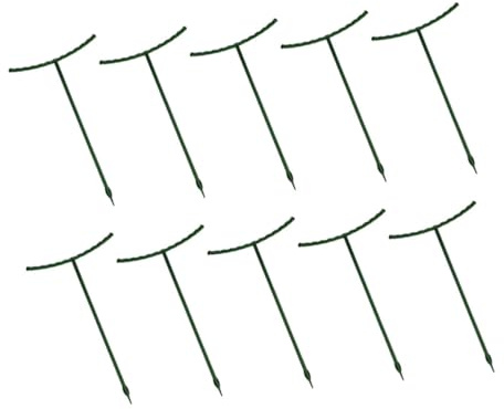 ibasenice 10 Piezas Soporte para Plantas De Plástico para Orquídeas Soporte Trepador para Plantas De Jardín