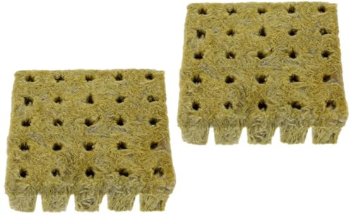 Housoutil Blocs de Culture Hors-Sol Nutritifs 50 Pcs pour Germination et Bouturage en Hydroponie, Milieu de Culture et Perméable pour Jardin et Balcon