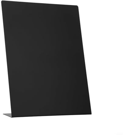 GANCEI Bacheca magnetica cancellabile a secco, lavagna promemoria autoportante in metallo, cavalletto per appunti o foto, 28 x 22 cm, organizer da tavolo per casa e ufficio