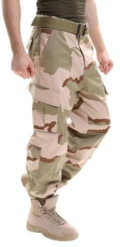 Onsoyours Pantalon Tactique Homme Cargo Treillis Militaire Randonnée Chasse Pantalon de Travail avec Poches
