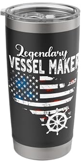 US Flag Vessel Maker Stainless Steel Insulated Tumbler