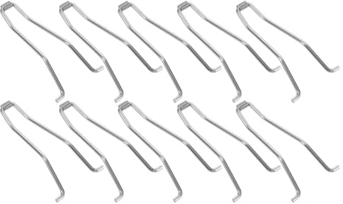 Ersatzfedern für Nagelknipser aus Edelstahl, Silber | Zehennagel und Fingernagelknipser, 10 Stück, Schnell Montierbar, Universell Passend, für Zuhause und Reise