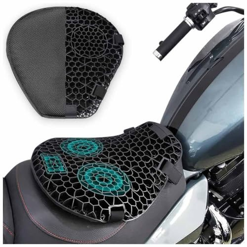 Coussin Moto pour BMW R 1200 RT 2015 | Coussin de Siege Moto Nid d'Abeille Ergonomique Selle Moto Gel Respirant Accessoire