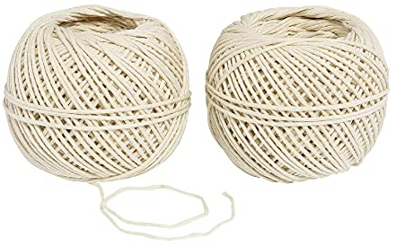 Küchenprofi - 2 Ersatzrollen Küchengarn - hitzebeständiges Spezialgarn aus Naturfaser, 50 Meter auf einer Rolle, K0925500002