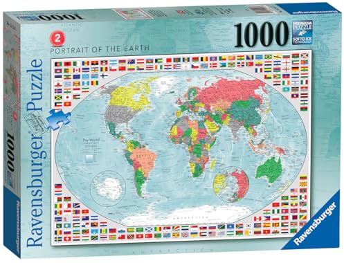 Ravensburger - Portrait of The Earth 2, 1000 Piece Jigsaw Puzzle for Adults & for Kids Age 12 and Up