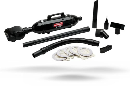 METROVAC VM12500T Vac N' Blo 500W Hand Vacuum & Blower, 120V, Powerful, Lightweight, All-Steel Construction, Dry Pickup, 60 Water Lift, Black Finish