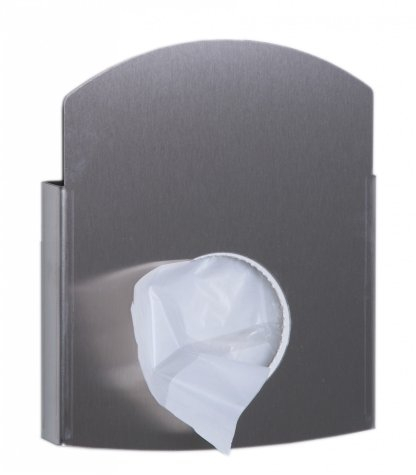 ALLCARE 13063 Dutch Bins AC HBDS E Hygienebeutelspender für Kunststoff- und Papierhygienebeutel Rostfreier Stahl