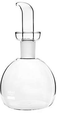 H&H Ampolla Olio/Aceto, Vetro Borosilicato, 500 ml
