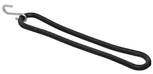 Dreamprint Gummispannringe (100 Stück, 200mm, Ø8mm) + 100 x S-Haken - Spanngummi in Schwarz für Anhängerplanen - Gummiring, Spannring, Gummiband, Planenspanner - Ideal für KFZ, Boote, Markisen & Co