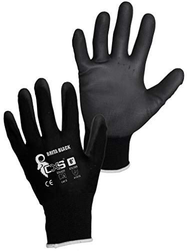 CXS Brita Guanti da lavoro – Antiscivolo Guanti di Montaggio senza cuciture – Massimo comfort, lavori di riparazione, Lavori Precisione, automobilistica, industria