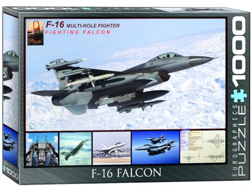 EuroGraphics F-16 Fighting Falcon Puzzle (1000-Piece), Model:6000-4956