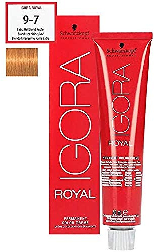 Schwarzkopf Igora Royal 9-7 Extra Hellblond Kupfer, 79 g