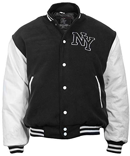 Giacca da baseball vintage “NY” Black M