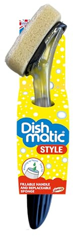 Dishmatic Stilvoller befüllbarer Spülgriff, handlicher Griff, austauschbare Köpfe