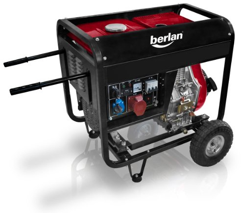 Berlan Générateur diesel 4,5 kW 230 x 400 V