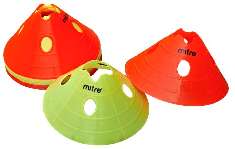 Mitre Super Space Markierungshütchen, Mehrfarbig, 20 Stück