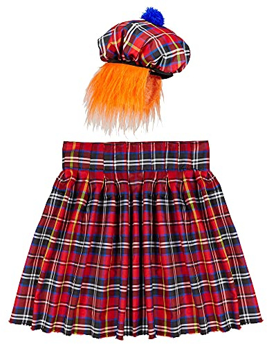 W WIDMANN MILANO Party Fashion - SCOTSMAN (kilt, hat with hair)
