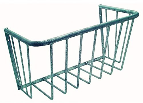 Wand Heuraufe für Pferde feuerverzinkt 77 x 44 x 31 cm