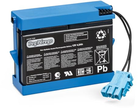 PEG Batteria 12V/4.5Ah - Ricambio Originale Ricaricabile per Veicoli Elettrici (Vespa) Peg Perego