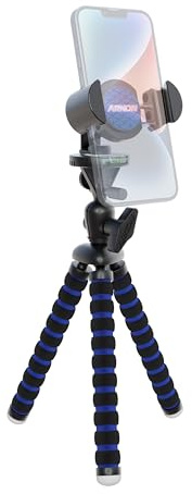 ARKON 11 inch Tripod Mount with Phone Holder for Video Retail Black, Model: RVTRIXL