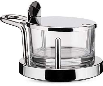 Alessi 5071 - Formaggiera di Design in Vetro e Acciaio Inox