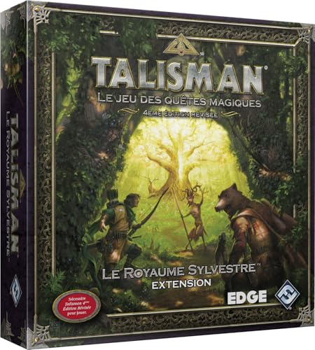 Asmodee UBITL12 Partyspiel Talisman, Erweiterung Le Royaume Sylvestre, französische Ausgabe