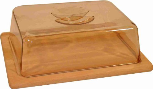 Cloche à fromage carrée, 25 cm.