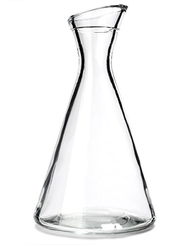 Pisa Carafe (35oz / 1ltr) | Water Carafe, Wine Carafe, Glass Carafe, Glass Decanter