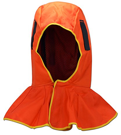 RIVERWELD Welding Hood Flame Retardant Fabric for Welders Match Welding Helmet Orange Color Work Safety Equipment Gear Head Protection