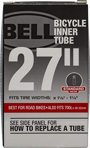Bell Standard Bicycle Tube, 27 x 1 1/8 - 1 1/4, Schrader