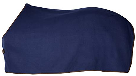 PFIFF Pferde Fleecedecke, blau, 125 cm, 002037-20-125