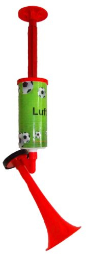 Lufthorn Fanfare mit Luftpumpe ohne Gas für echte Fans