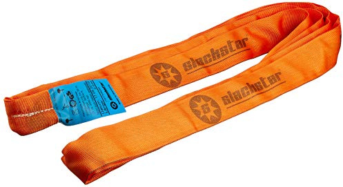 Slackstar 05041RS Slackline Fixpunktbefestigung flexitube, Bruchkraft 3000 kg, orange