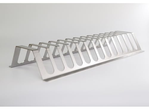 Kette´s Grillzubehör XXL 480 mm Edelstahl Spare Rib Halter BBQ, Rib Holder,Rib Rack,Smoker
