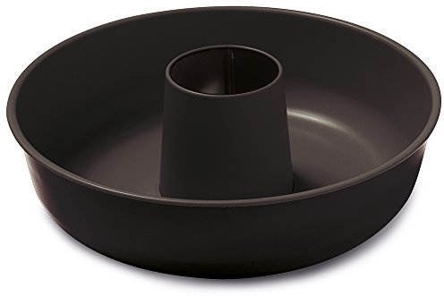 Guardini, Stampo ciambella Ø 25 cm, Acciaio con rivestimento antiaderente, Nero, Made in Italy, Linea Arianna