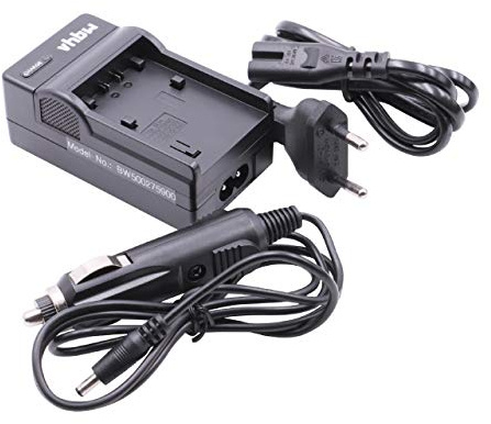 Caricabatterie Cavo Alimentatore + Cavo Auto per Batteria SONY NP-FV50, NP-FV70, NP-FV100 per SONY NEX-VG10, NEX-VG10E, NEX-VG20 ecc.